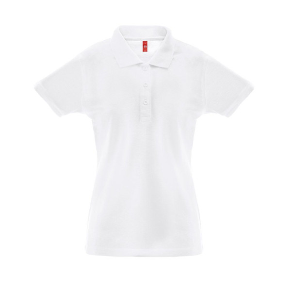 Polo à manches courtes pour femmes THC BERLIN WOMEN WH. - Polo personnalisable pour entreprises | BCM Goodies