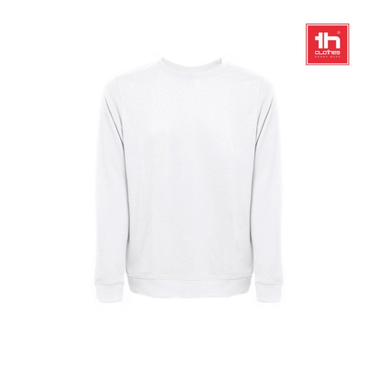 Sweat-shirt unisexe en éponge italienne blanc THC COLOMBO WH - BCM Goodies