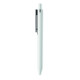 Stylo poussoir en ABS recyclé SIDE - Stylo écologique avec encre bleue fluide