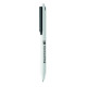 Stylo poussoir en ABS recyclé SIDE - Stylo écologique avec encre bleue fluide