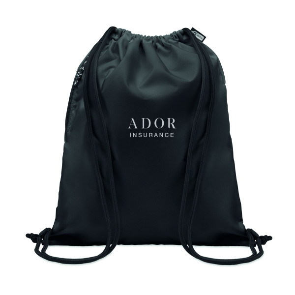 Grand sac à cordon 300D RPET NIGHT Personnalisable | BCM Goodies