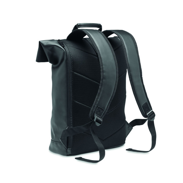 Sac à dos enroulable en PU BAI ROLL pour ordinateur portable de 15 pouces - BCM Goodies