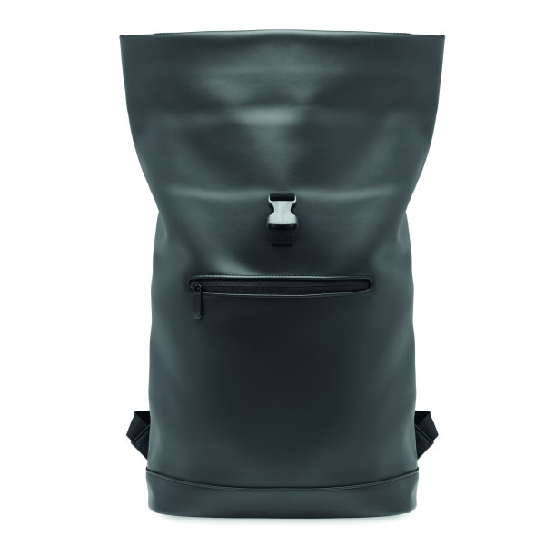 Sac à dos enroulable en PU BAI ROLL pour ordinateur portable de 15 pouces - BCM Goodies