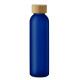Bouteille en verre dépoli 500ml ABE avec couvercle en bambou - BCM Goodies