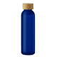 Bouteille en verre dépoli 500ml ABE avec couvercle en bambou - BCM Goodies