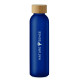 Bouteille en verre dépoli 500ml ABE avec couvercle en bambou - BCM Goodies