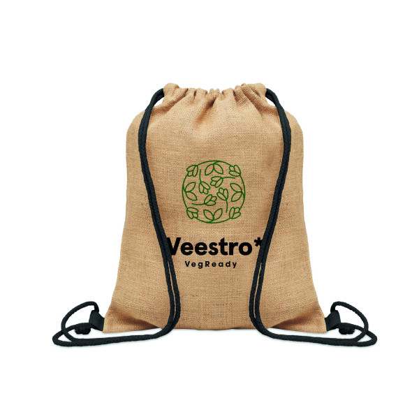 Sac à cordon en jute FUKURO Personnalisable | BCM Goodies