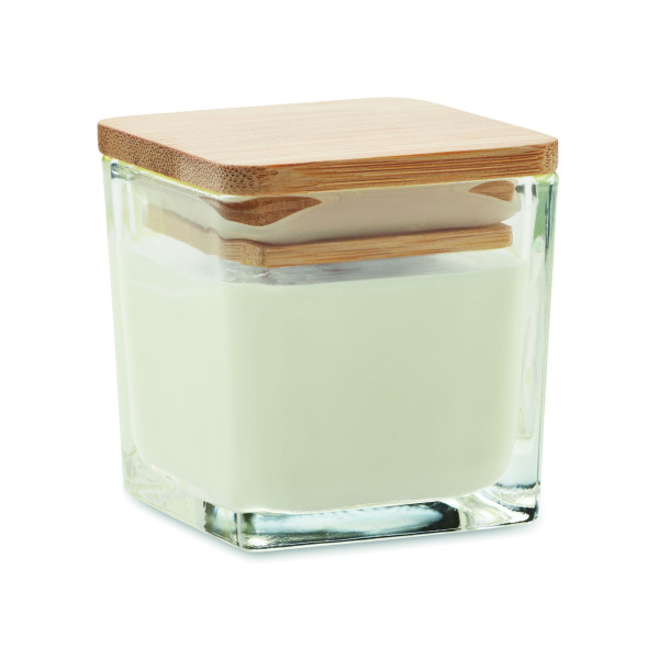 Bougie parfumée carrée 50gr PILA - Bougie élégante pour une ambiance chaleureuse