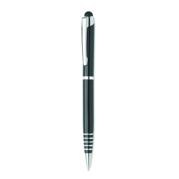 Stylo à bille stylet en aluminium recyclé FLORINA - Accessoire de bureau écologique et élégant
