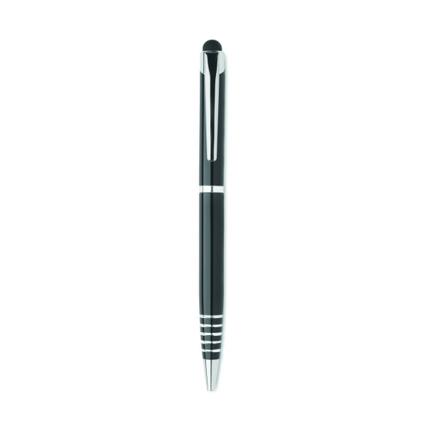 Stylo à bille stylet en aluminium recyclé FLORINA - Accessoire de bureau écologique et élégant