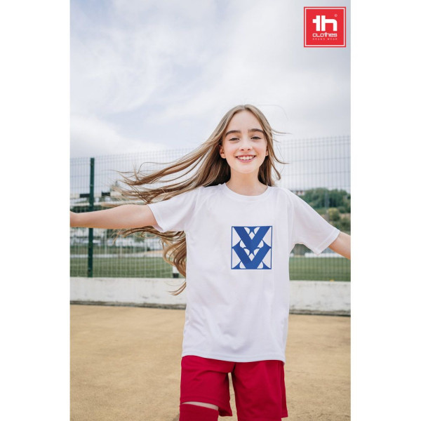 Meta titre SEO pour le t-shirt THC MOVE KIDS WH de BCM Goodies: T-shirt enfant personnalisable pour événements et cadeaux