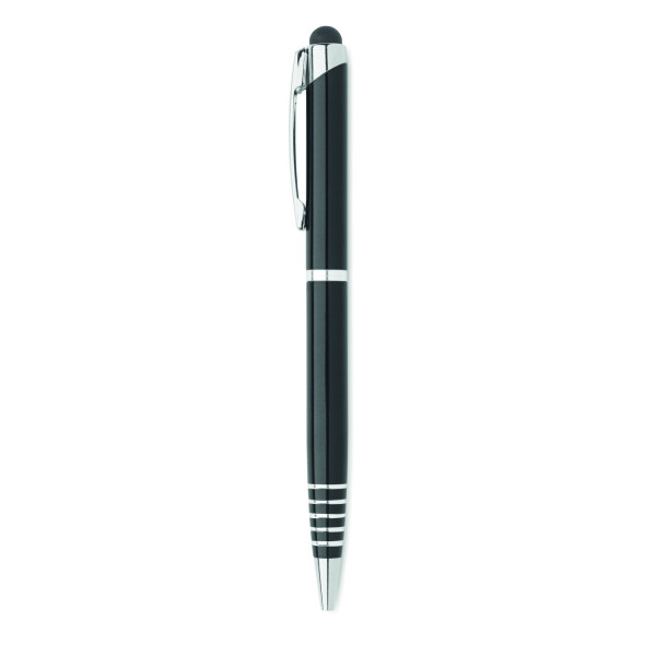 Stylo à bille stylet en aluminium recyclé FLORINA - Accessoire de bureau écologique et élégant
