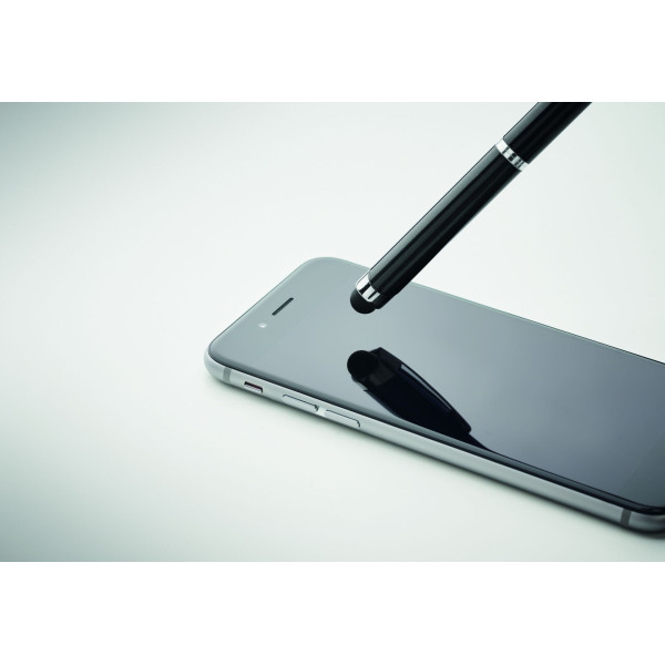 Stylo à bille stylet en aluminium recyclé FLORINA - Accessoire de bureau écologique et élégant