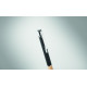 Stylo en aluminium encre bleue SPARTA avec prise en bambou - BCM Goodies