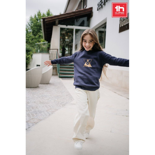 Sweat-shirt enfant en coton et polyester recyclés THC DELTA KIDS - Personnalisable | BCM Goodies