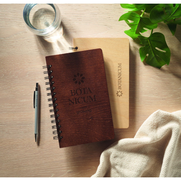 Carnet A5 GROWBOOK™ SAVAGE avec graines de bouleau - Boîte cadeau incluse