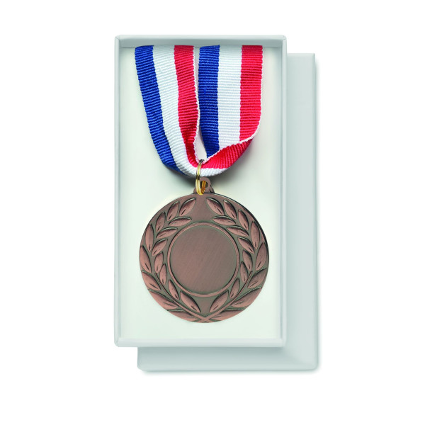 Médaille WINNER 5cm de diamètre avec sangle en polyester - Personnalisable - Parfait pour récompenser les gagnants