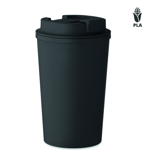 Gobelet double paroi 350ml BEIBAKU en maïs 100% PLA - BCM Goodies