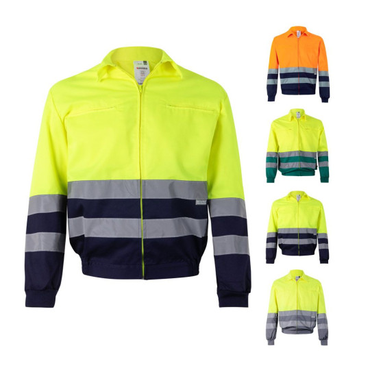 Veste en sergé bicolore VL NEPTUNE LARGE - Produit personnalisable pour entreprises