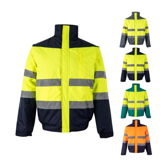 Veste rembourrée bicolore VL JUPITER en polyester pour entreprise - BCM Goodies