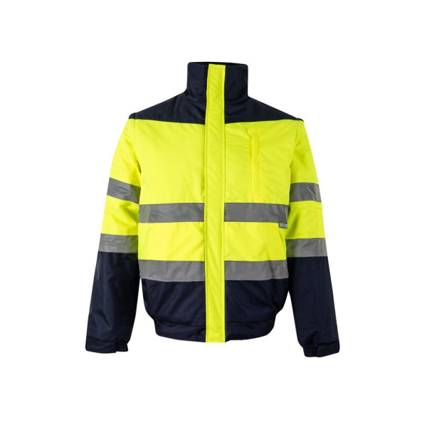 Veste rembourrée bicolore VL JUPITER en polyester pour entreprise - BCM Goodies