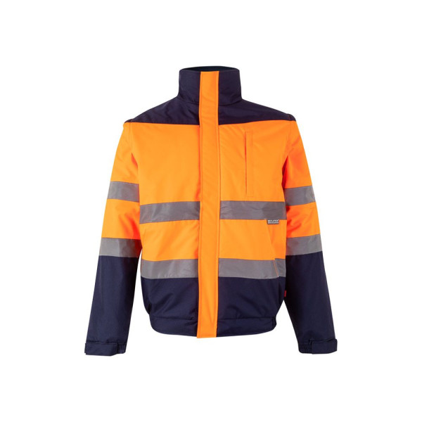 Veste rembourrée bicolore VL JUPITER LARGE en polyester avec finition PU - BCM Goodies