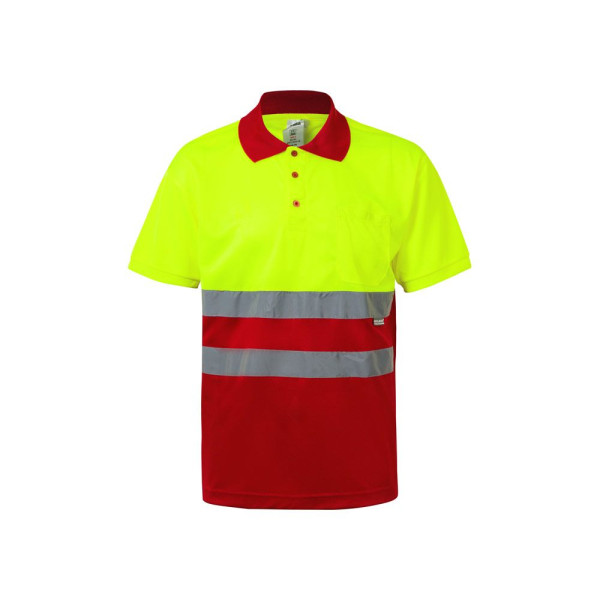 Polo piqué bicolore en polyester 160g/m² - BCM Goodies