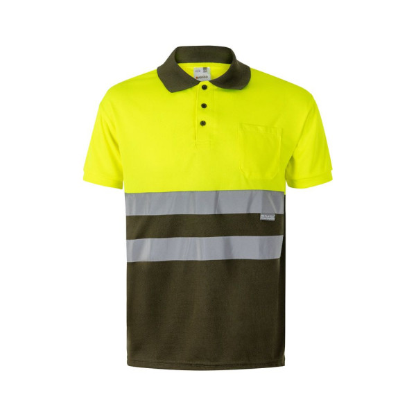 Polo piqué bicolore en polyester 160g/m² - BCM Goodies