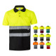 Polo bicolore personnalisable en polyester pour entreprise - BCM Goodies