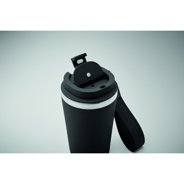 Gobelet double paroi 350 ml TOPAZ en acier inoxydable recyclé - BCM Goodies