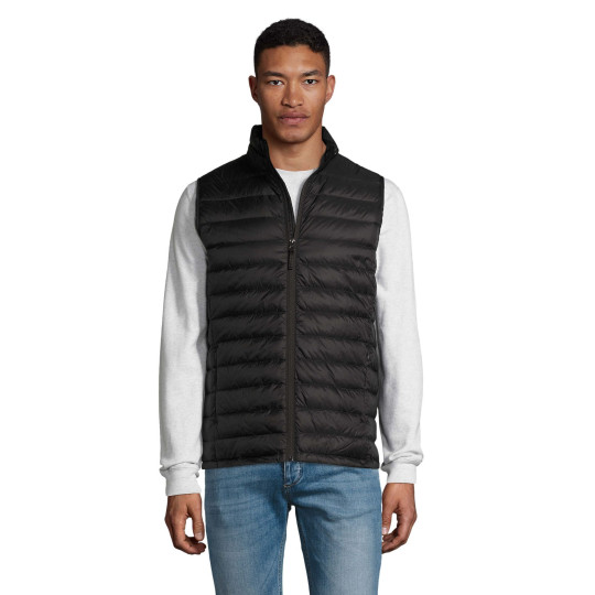 Doudoune homme légère sans manches WILSON BW MEN 380T SOL S - Personnalisable