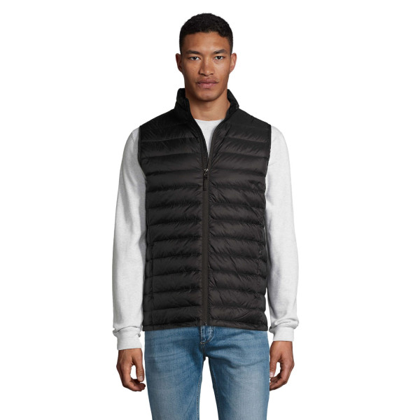 Doudoune homme légère sans manches WILSON BW MEN 380T SOL S - Personnalisable