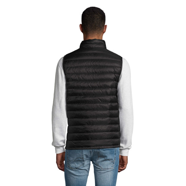 Doudoune homme légère sans manches WILSON BW MEN 380T SOL S - Personnalisable