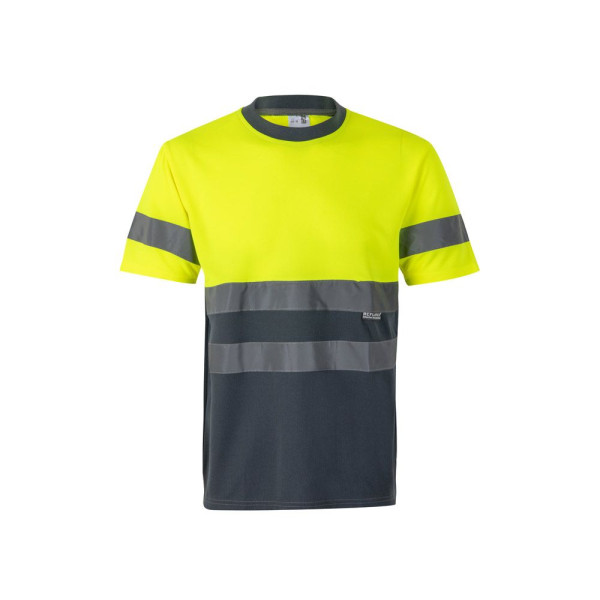 T-shirt technique bicolore personnalisable en polyester pour événements d'entreprise - BCM Goodies
