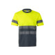 T-shirt technique bicolore personnalisable en polyester pour événements d'entreprise - BCM Goodies