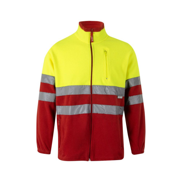 Veste polaire bicolore VL EROS LARGE - Polyester 100% - 280g/m² - Personnalisation pour entreprise