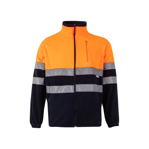 Veste polaire bicolore VL EROS LARGE - Polyester 100% - 280g/m² - Personnalisation pour entreprise