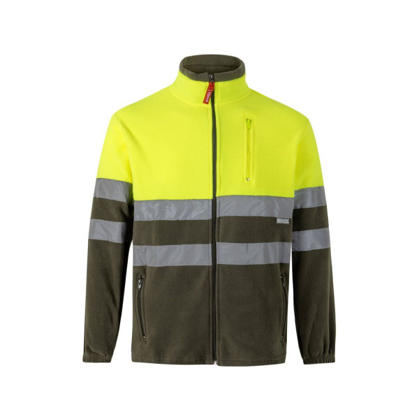 Veste polaire bicolore VL EROS LARGE - Polyester 100% - 280g/m² - Personnalisation pour entreprise