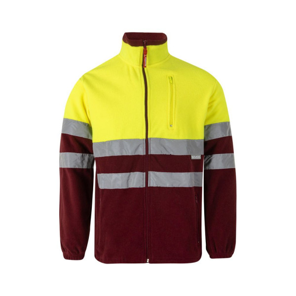 Veste polaire bicolore VL EROS LARGE - Polyester 100% - 280g/m² - Personnalisation pour entreprise