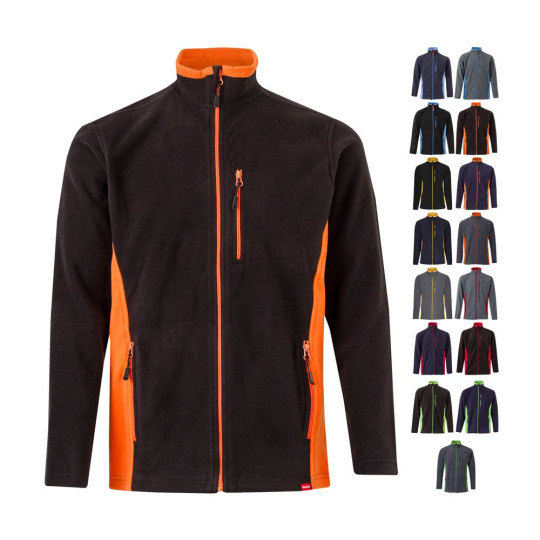 Veste polaire bicolore VL GERAS - Goodies B2B de qualité