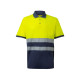 Polo piqué bicolore VL ACHELOUS | Coton et polyester | Personnalisable | BCM Goodies
