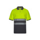 Polo piqué bicolore VL ACHELOUS | Coton et polyester | Personnalisable | BCM Goodies