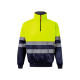 Sweatshirt bicolore personnalisable en polyester pour événements d'entreprise - BCM Goodies