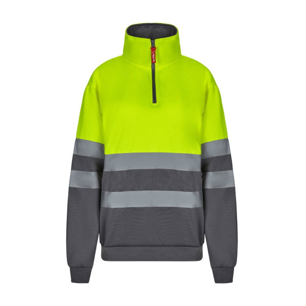 Sweatshirt bicolore personnalisable en polyester pour événements d'entreprise - BCM Goodies