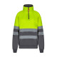 Sweatshirt bicolore personnalisable en polyester pour événements d'entreprise - BCM Goodies