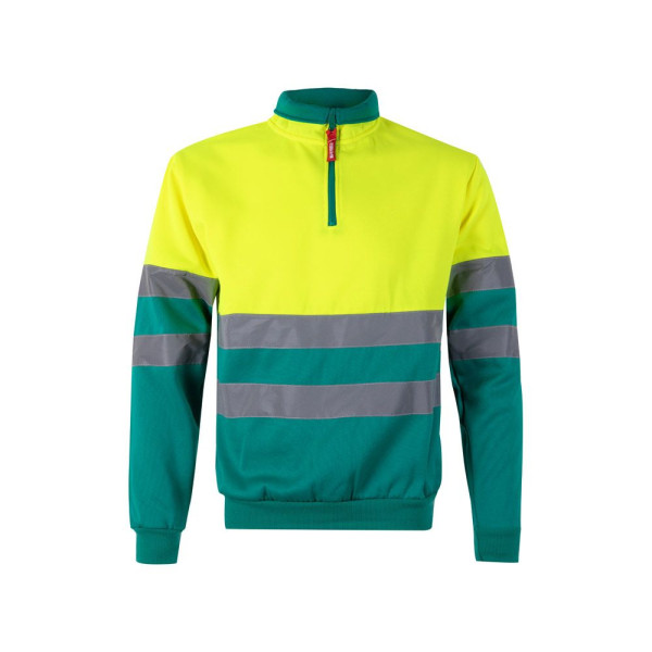 Sweatshirt bicolore personnalisable en polyester pour événements d'entreprise - BCM Goodies