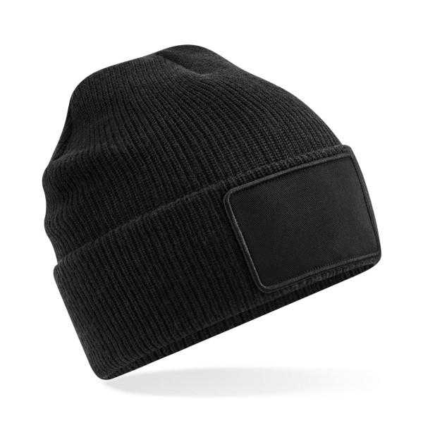 Bonnet Thinsulate personnalisable avec patch amovible – Support textile pour communication d’entreprise – BCM Goodies