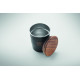 Gobelet simple paroi 350 ml WALNUT en acier inoxydable recyclé - BCM Goodies