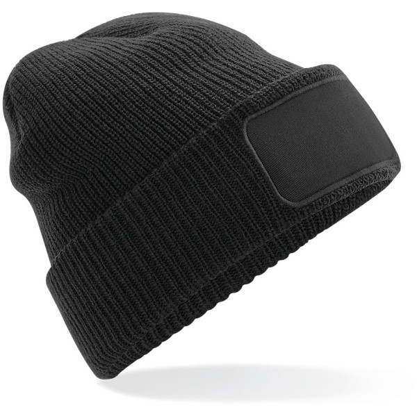 Bonnet personnalisable Patch Thinsulate™ avec patch coton pour marquage – Accessoire textile promotionnel pour entreprises et év