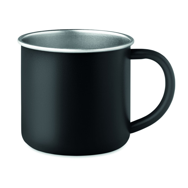 Tasse en acier inox recyclé CARIBU - Mug écologique et pratique - BCM Goodies